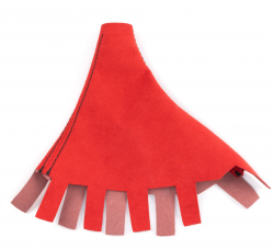 Hybrid Racing 16-21 Civic Manual Red Alcanatara Shift Boot