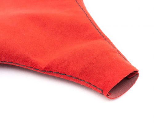 Hybrid Racing 16-21 Civic Manual Red Alcanatara Shift Boot | HYB