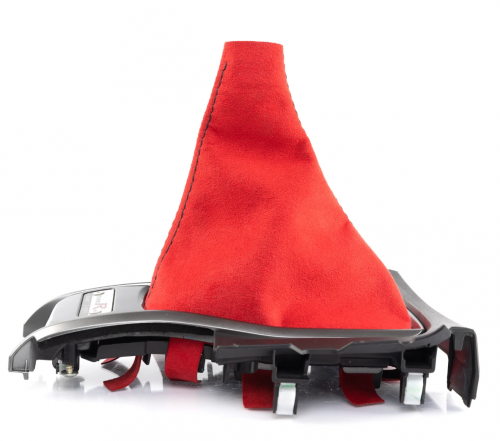 キャビセラ Hybrid Racing 16-21 Civic Manual Red Alcanatara Shift Boot | HYB