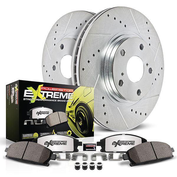 Power Stop 90-00 Civic Z26 Street Warrior Front Brake Kit