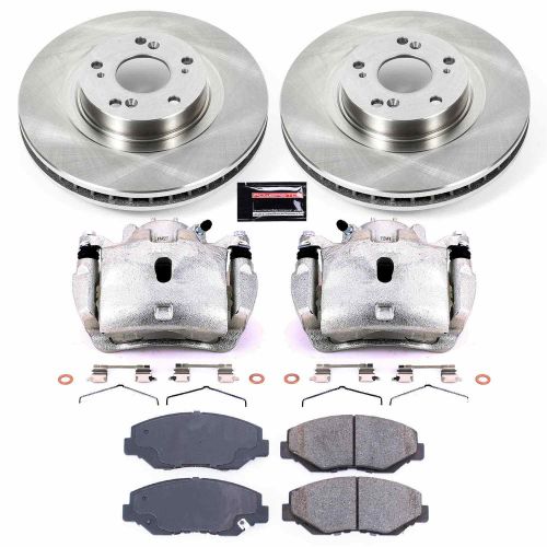 PowerStop 1215 Civic Si Z17 Stock Replacement Front Brake Kit with Autospecialty Calipers K