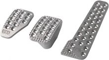 OMP Aluminum 3 Piece Pedal Set