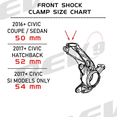Rev9Power 16-21 Civic Hyper Street 2 Coilovers | R9-HS2-054 | K