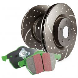 EBC 13-22 Accord 293mm S10 Greenstuff Front Brake Pad and GD Rotor Set