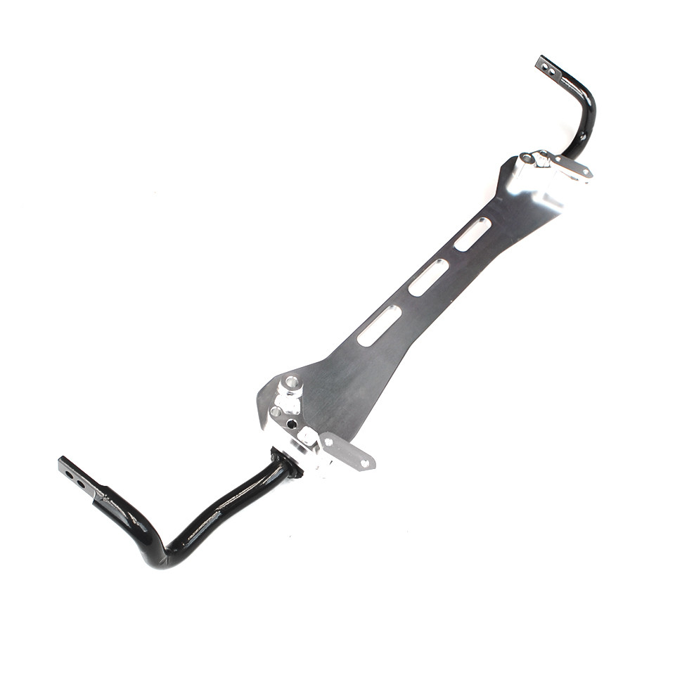 Godspeed Project 96-00 Civic Silver 25mm Rear Sway Bar and Subframe Brace