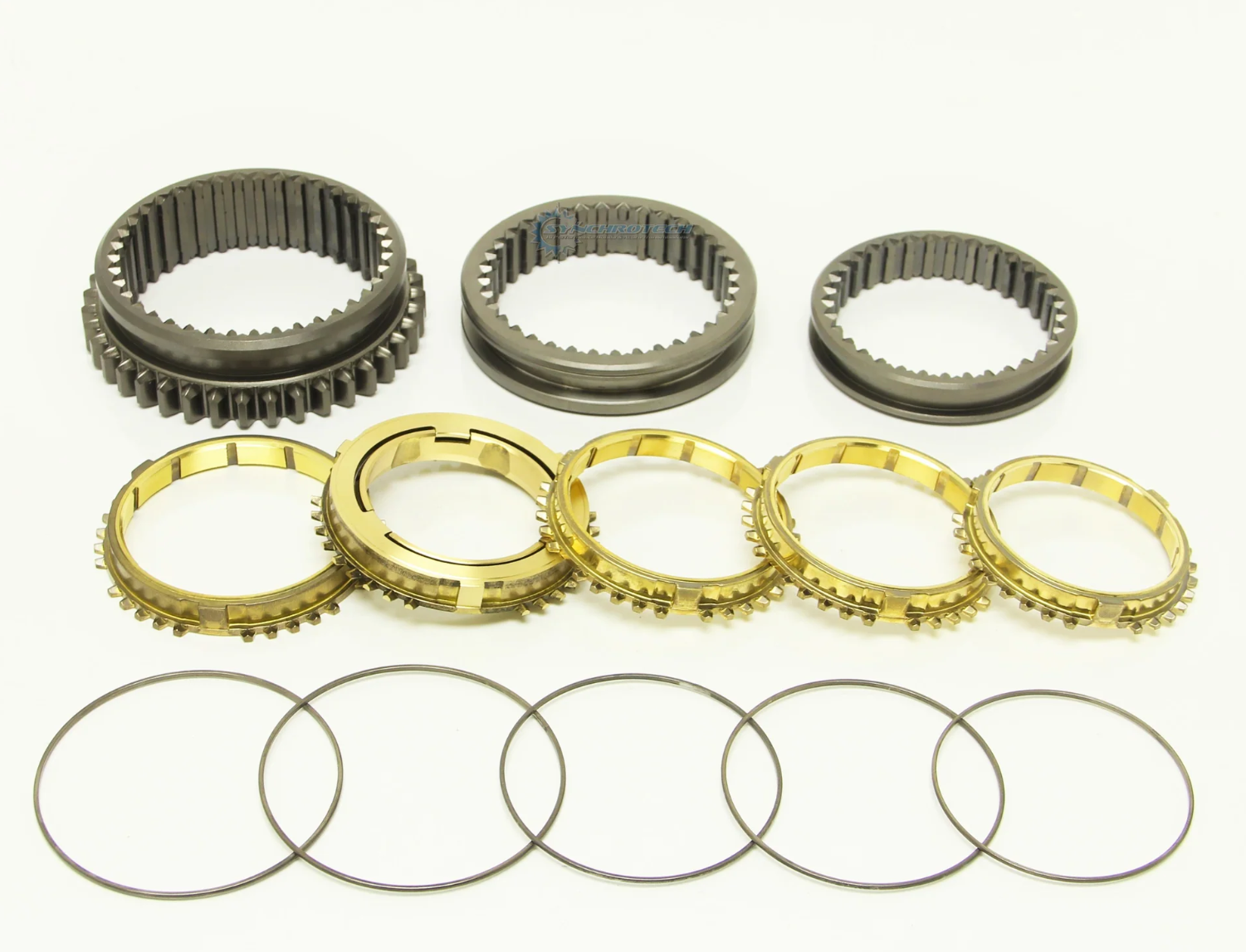 Synchrotech 92-01 Prelude H22 Brass Synchro Sleeve Set