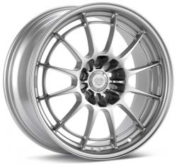Enkei NT03+M 18x9.5 5x114.3 27mm Offset 72.6mm Bore F1 Silver Wheel