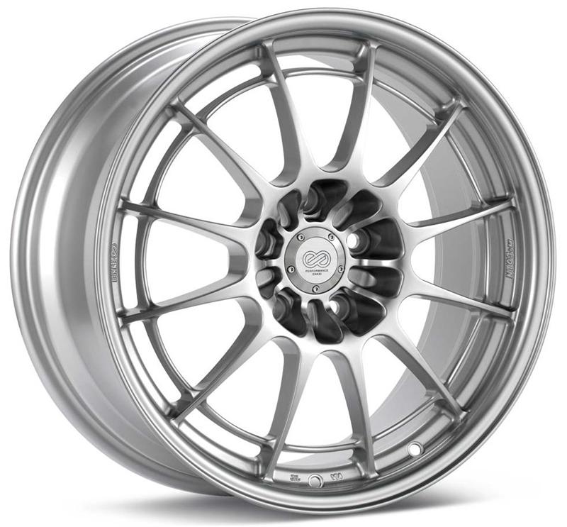 Enkei NT03+M 18x9.5 5x114.3 40mm Offset 72.6mm Bore Silver Wheel