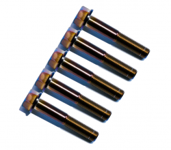 SpeedFactory Racing 5-Bolt B/D-Series Burnt Titanium Transmission to Engine Bolt Kit