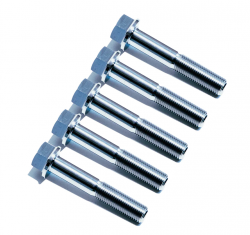 SpeedFactory Racing 5-Bolt B/D-Series Raw Titanium Transmission to Engine Bolt Kit