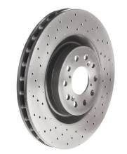 Brembo 17-21 Civic Type R Front Premium Coated Drilled Rotor