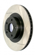 StopTeck 17-23 Civic Type R Power Slot Rear Driver Side Slotted Rotor