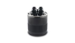Vibrant 0.75L Small 4 Port Black Gen3 Catch Can