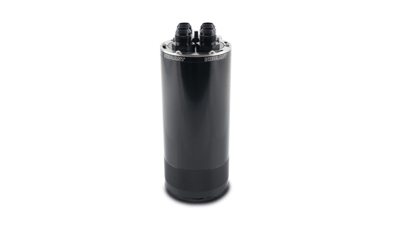 Vibrant 2.0L Large 4 Port Black Gen3 Catch Can