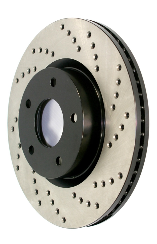 StopTech 17-21 Civic Si Driver Side Front Drilled Sport Rotor