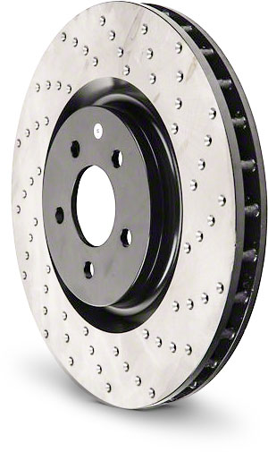 StopTech 17-23 Civic Type R Sport Drilled Passenger Side Rear Rotor