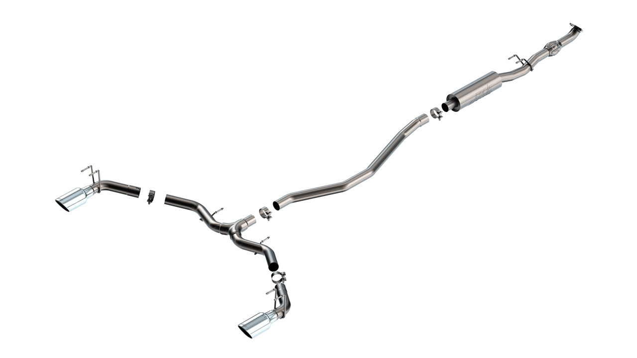 Borla 22-23 Civic Si / 23 Integra 1.5L S-Type Cat-back Exhaust System with Polished Tips