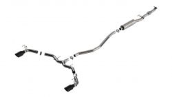 Borla 22-23 Civic Si / 23 Integra 1.5L S-Type Cat-back Exhaust System with Black Tips