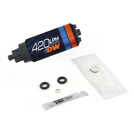 DeatschWerks 06-11 Civic DW420 Series 420lph Fuel Pump with Install Kit