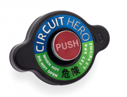 Circuit Hero Type B Black Radiator Cap