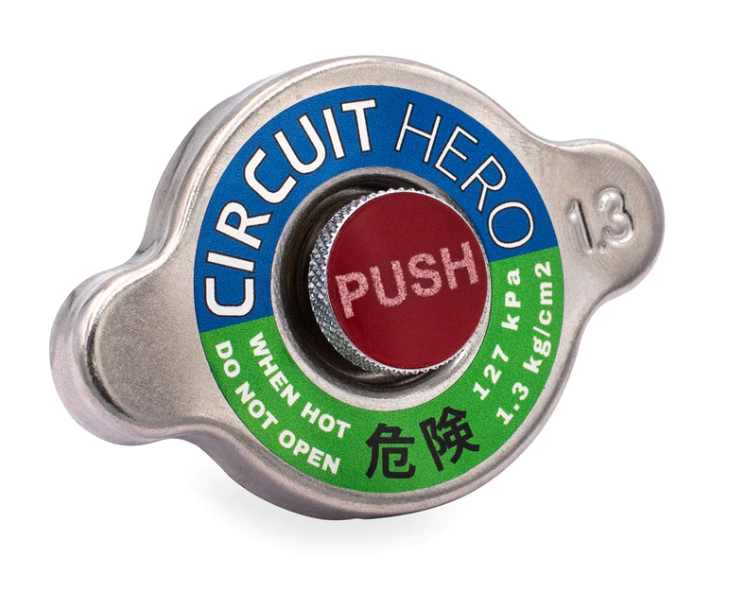 Circuit Hero Type A Silver Radiator Cap