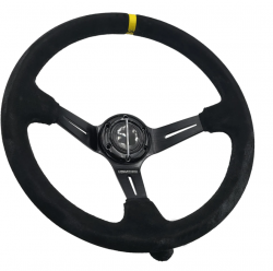 Circuit Hero 350mm 3 Spoke with Slots Steering Wheel
