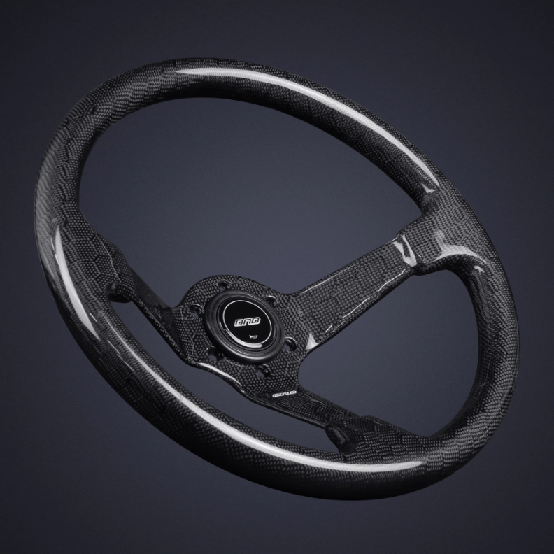 DND 350mm Full Hex Carbon Fiber Steering Wheel
