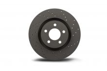 Hawk 02-06 RSX Type S / 06-15 Civic Si Talon Cross-Drilled and Slotted Front Brake Rotors
