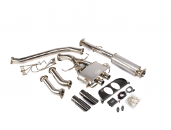 Hybrid Racing 17-21 Civic Type R Formula Exhaust System with Blown Tips
