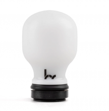 Hybrid Racing White Delrin with Black Collar Chicane Shift Knob