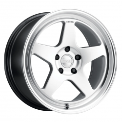 Kansei KNP 18x9.5 5x114.3 22mm Offset 73.1mm Bore Hyper Silver Wheel