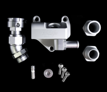 K-Tuned 12-15 Civic Si Straight Upper Coolant Housing with Filler Neck