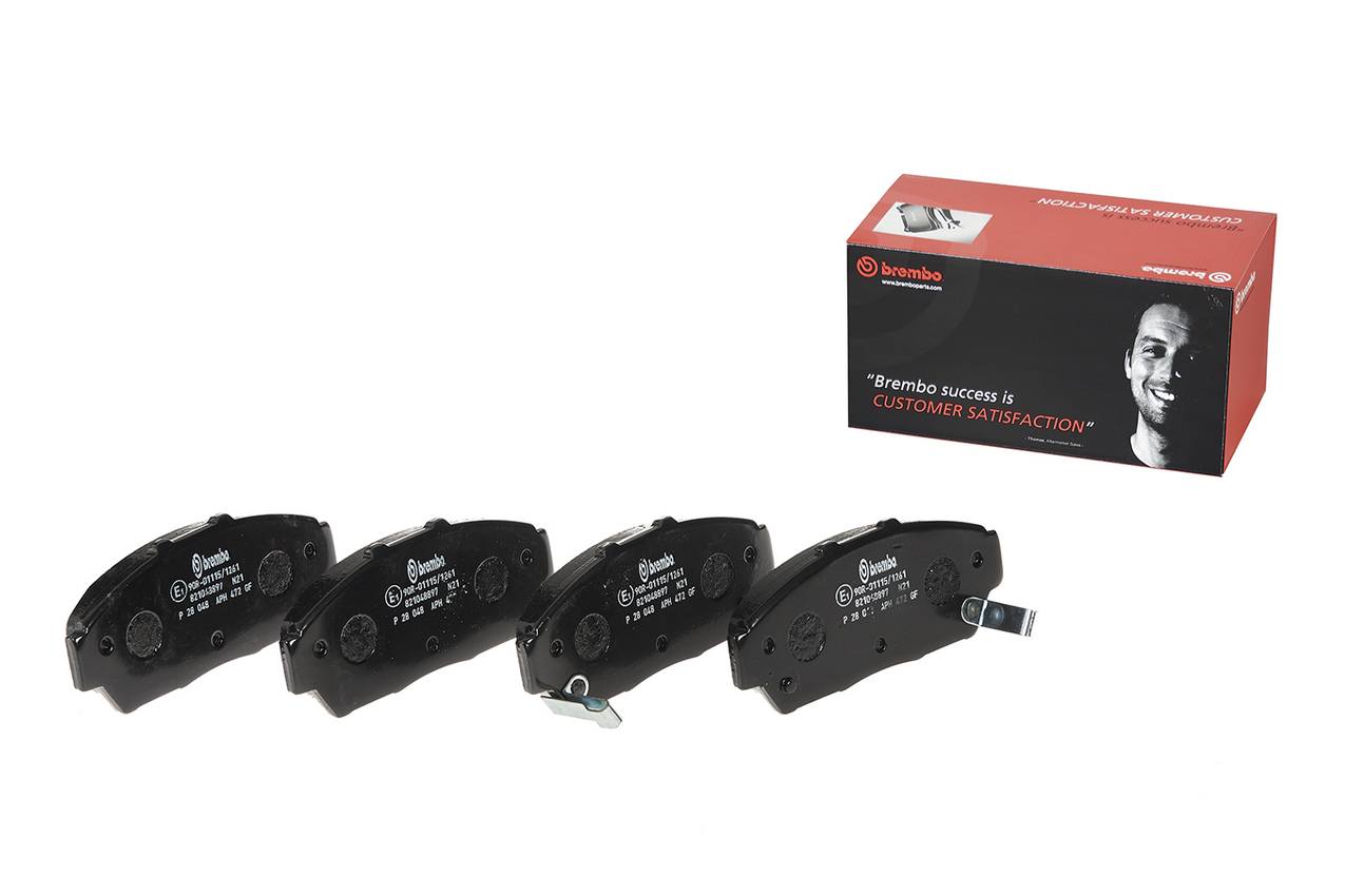 Brembo 94-01 Integra/ 94-95 Civic Front Low-Met Premium Ceramic Brake Pads