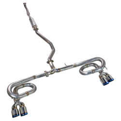 Remark 22-24 Civic Sport Hatchback 2.0L Sports Touring Link Loop Catback Exhaust with Burnt Tips