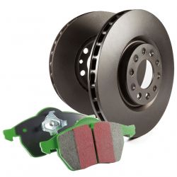 EBC 17-21 Civic Type R S11 Front Greenstuff Brake Pads with RK Rotors