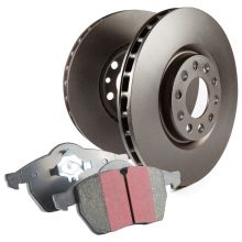 EBC 06-15 Civic Ultimax Pads with RK Blank Rotors Rear Brake Kit