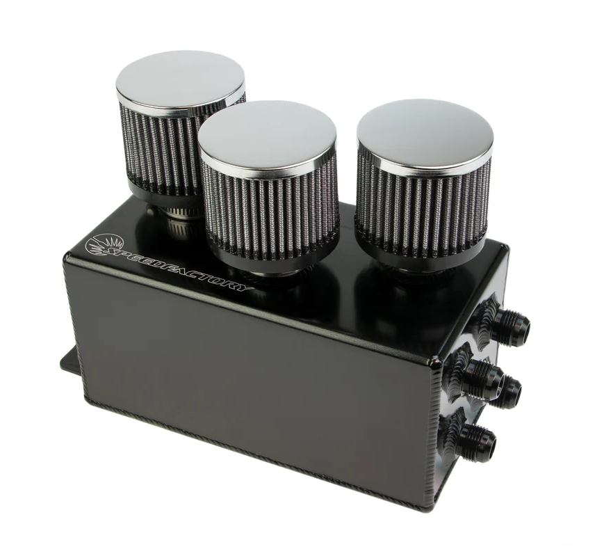 SpeedFactory Racing Black Edition 3 Filter Oil Catch Can