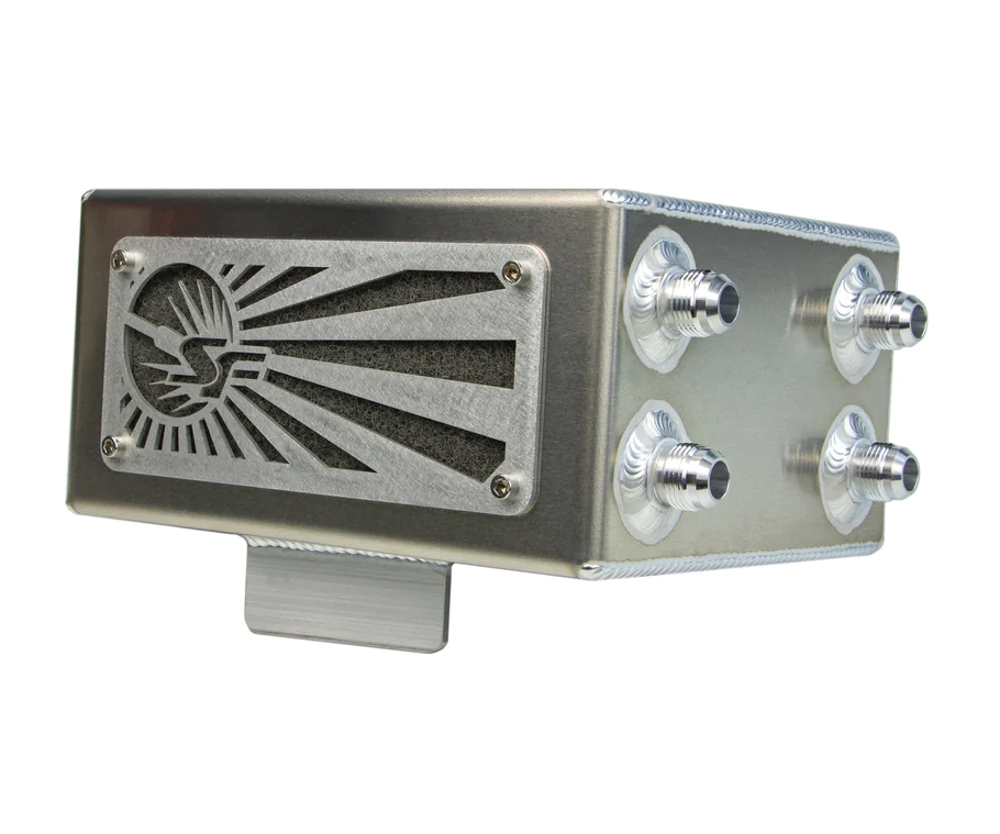 SpeedFactory Racing 92-00 Civic / 94-01 Integra Rising Sun Angled Catch Can