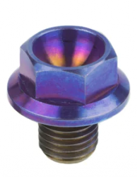 SpeedFactory Racing Burnt Titanium VTEC Oil Pressure Switch Delete