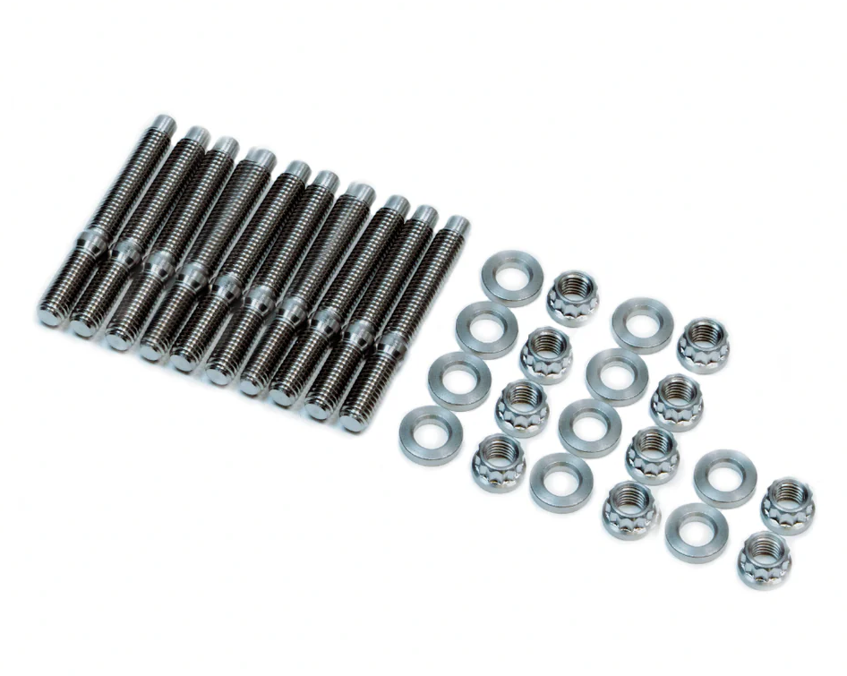 SpeedFactory Racing M8x1.25 65mm Stainless Steel Manifold Stud Kit