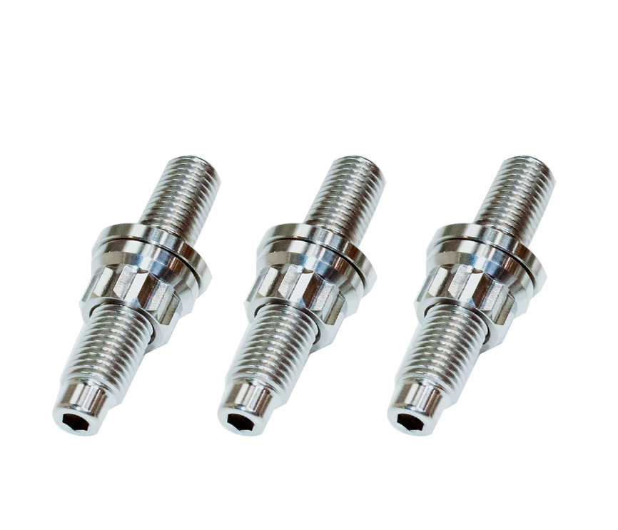 SpeedFactory Racing K-Series M10x1.25 55mm Raw Titanium Exhaust Manifold Stud Kit