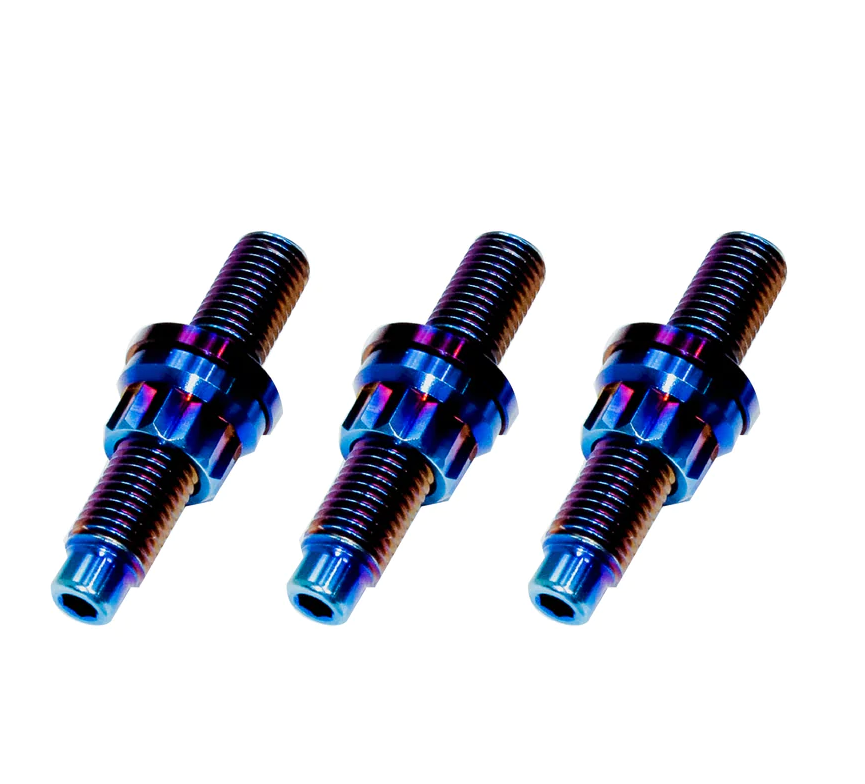 SpeedFactory Racing K-Series M10x1.25 55mm Burnt Titanium Exhaust Manifold Stud Kit