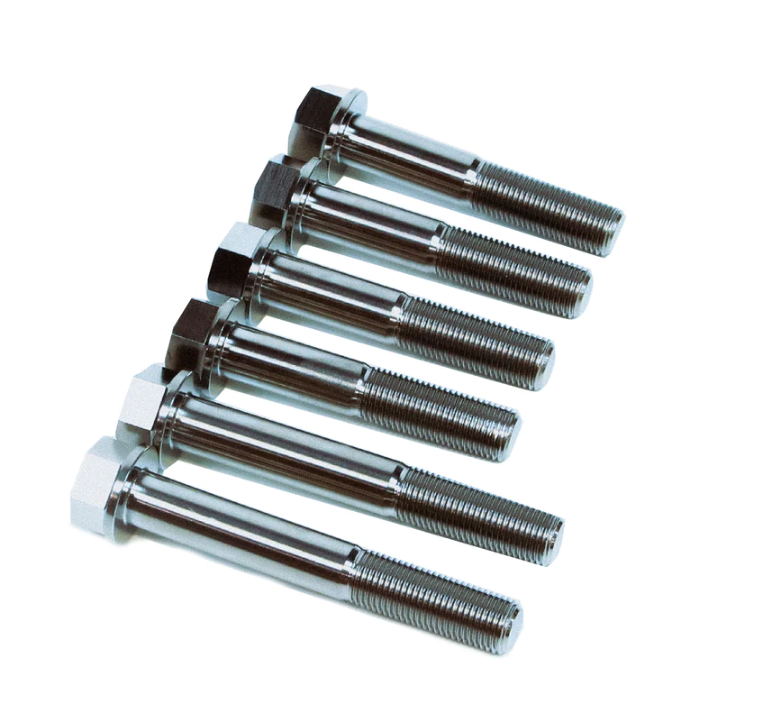 SpeedFactory Racing 6-Bolt K-Series Raw Titanium Transmission to Engine Bolt Kit