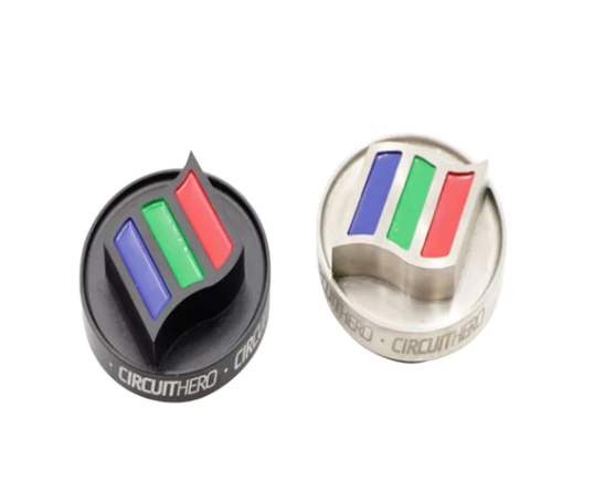 Circuit Hero 33x2.8 Thread Pitch Titanium Oil Cap