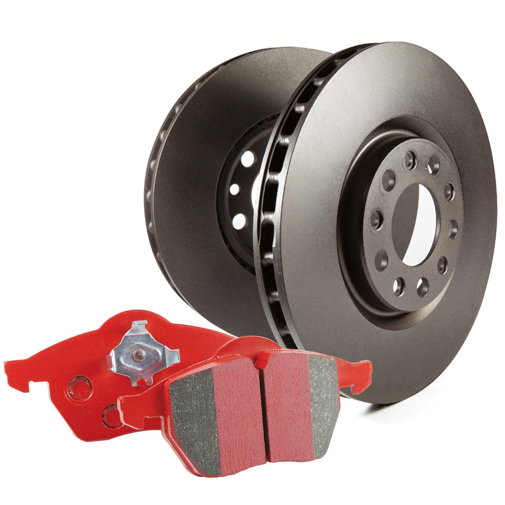 EBC 02-06 RSX Type S / 06-15 Civic Si Redstuff Pads with RK Blank Rotors Front Brake Kit