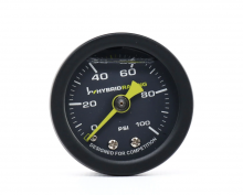Hybrid Racing Liquid Filled Universal Fuel Pressure Gauge