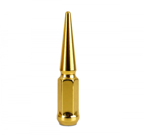 Mishimoto Gold M12x1.5 20-pc Set Spiked Lug Nuts | MMLG-SP1215