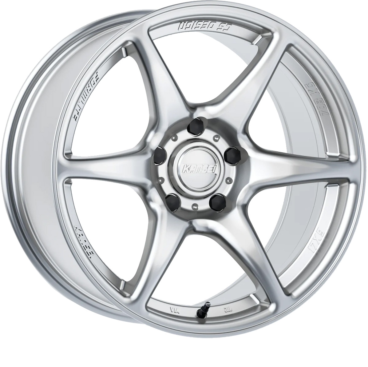 Kansei TANDEM 18x9 5x114.3 35mm Offset 73.1mm Bore Hyper Silver Wheel