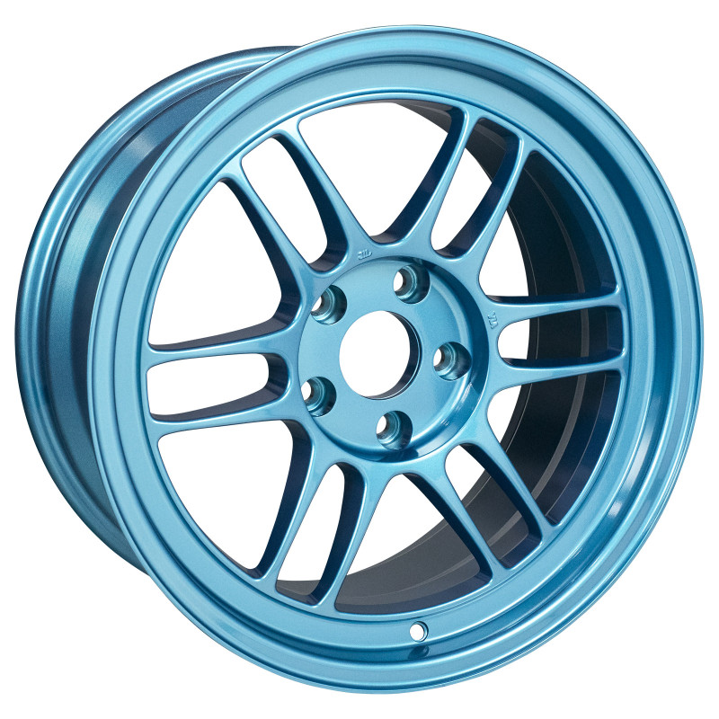 Enkei RPF1 18x9.5 5x114.3 38mm Offset 73mm Bore Emerald Blue Wheel