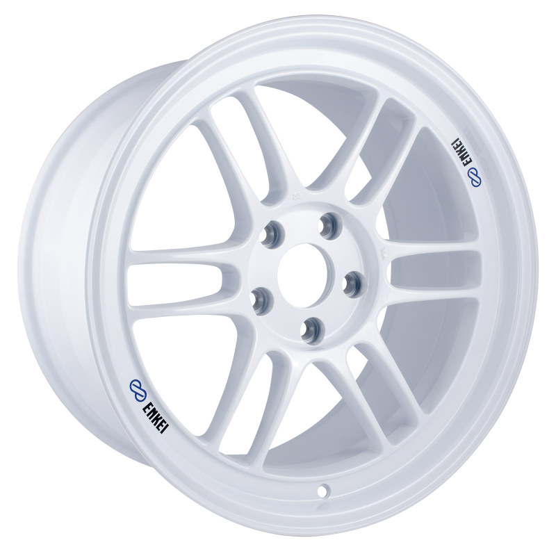 Enkei RPF1 18x9.5 5x114.3 38mm Offset 73mm Bore Vanquish White Wheel